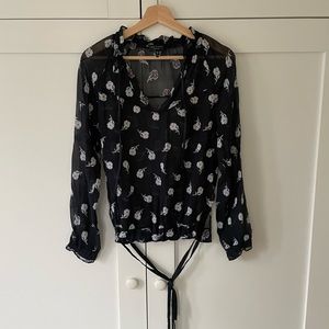 Rag and Bone Bennett Silk Blouse
